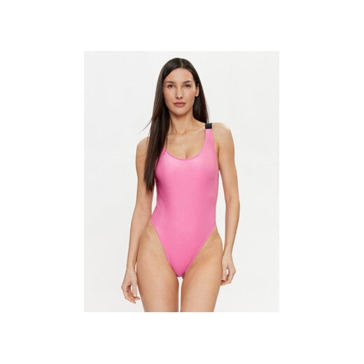 Calvin Klein Swimwear Strój kąpielowy KW0KW02393 Różowy ze sklepu MODIVO w kategorii Stroje kąpielowe - zdjęcie 170878463