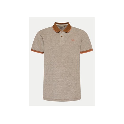 Blend Polo 20716469 Brązowy Regular Fit ze sklepu MODIVO w kategorii T-shirty męskie - zdjęcie 170878552