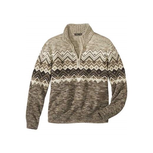 Trykotowy sweter z wykładanym kołnierzem Winter Valley Atlas For Men dostępne inne rozmiary okazyjna cena Atlas For Men