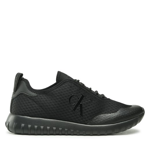 Sneakersy Calvin Klein Jeans Sporty Runner Eva Slipon Mesh YM0YM00627 Triple 43 eobuwie.pl
