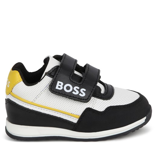 Sneakersy Boss J50873 M White 10P ze sklepu eobuwie.pl w kategorii Buty sportowe dziecięce - zdjęcie 170879574