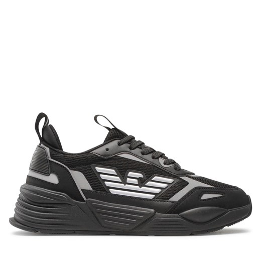 Sneakersy EA7 Emporio Armani X8X070 XK165 M826 Triple Black/Silver ze sklepu eobuwie.pl w kategorii Buty sportowe męskie - zdjęcie 170879722