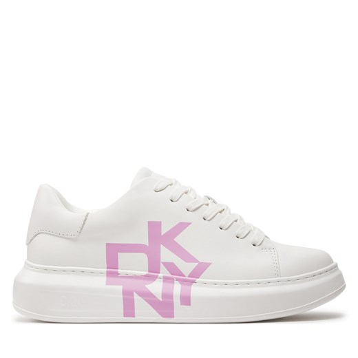 Sneakersy DKNY K1408368 White/Lilac ze sklepu eobuwie.pl w kategorii Buty sportowe damskie - zdjęcie 170879803