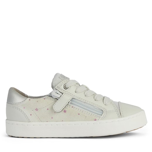 Sneakersy Geox Jr Kilwi Girl J45D5A 007BC C1002 D Off White ze sklepu eobuwie.pl w kategorii Trampki dziecięce - zdjęcie 170879912