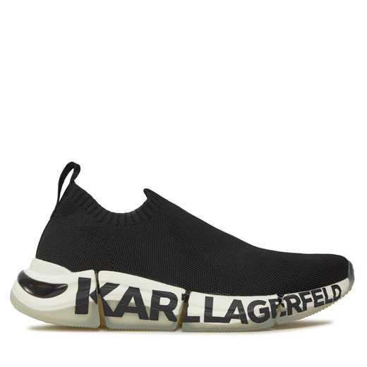 Sneakersy KARL LAGERFELD KL63213 Black Knit Textile Karl Lagerfeld 39 promocja eobuwie.pl