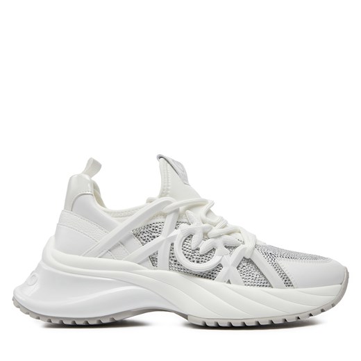 Sneakersy Pinko Ariel 01 SS0023 T014 White/Crystal ZF8 ze sklepu eobuwie.pl w kategorii Buty sportowe damskie - zdjęcie 170880390