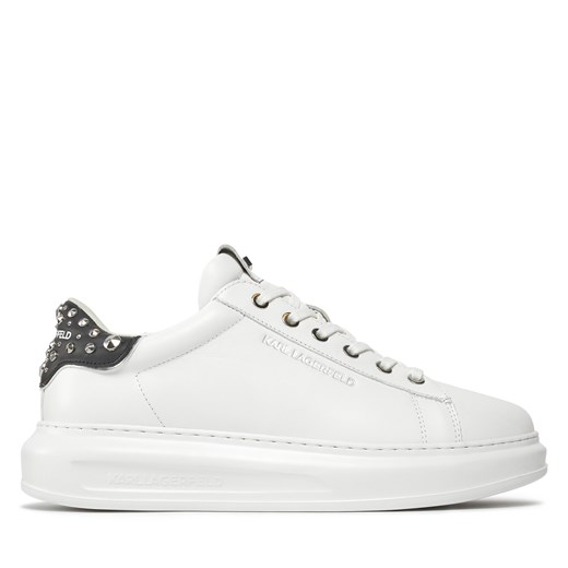 Sneakersy KARL LAGERFELD KL52576 White Lthr 011 Karl Lagerfeld 45 okazja eobuwie.pl