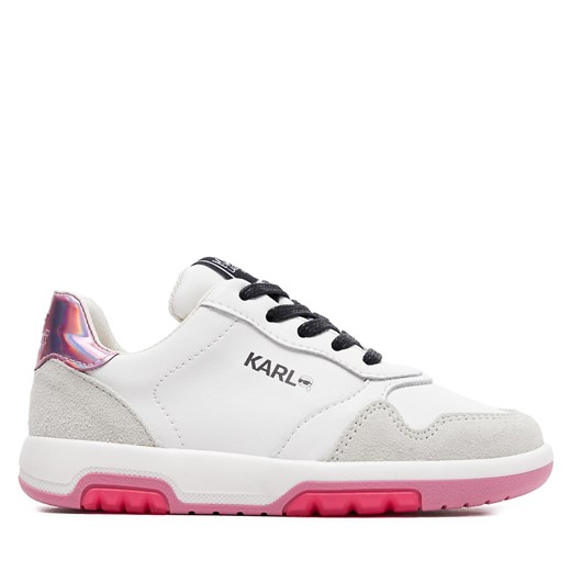 Sneakersy Karl Lagerfeld Kids Z30008 M White 10P ze sklepu eobuwie.pl w kategorii Buty sportowe dziecięce - zdjęcie 170880540