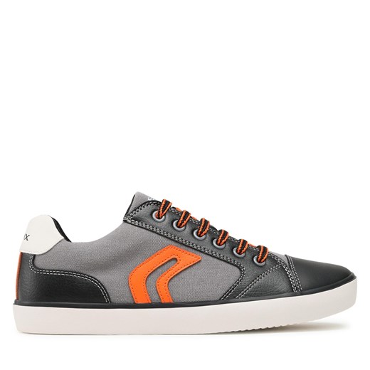 Sneakersy Geox J Gisli Boy J155CD010FEC0036 D Grey/Orange Geox 38 okazja eobuwie.pl