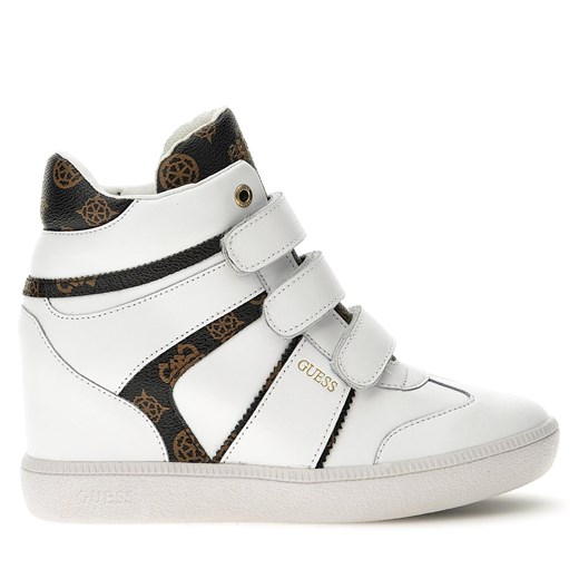 Sneakersy Guess Moira FL7MOR FAL12 WHIBR Guess 38 okazja eobuwie.pl