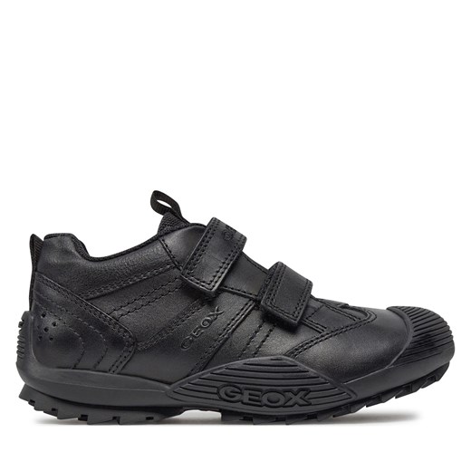 Sneakersy Geox J Savage A J0424A 00043 C9999 S Black ze sklepu eobuwie.pl w kategorii Buty sportowe dziecięce - zdjęcie 170880764
