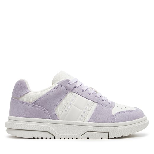 Sneakersy Tommy Jeans The Brooklyn Suede EN0EN02476 Lavender Flower W06 ze sklepu eobuwie.pl w kategorii Buty sportowe damskie - zdjęcie 170880852