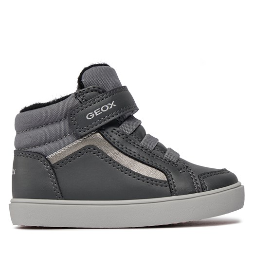 Sneakersy Geox B Gisli Girl B361MF 05410 C9002 M Dk Grey ze sklepu eobuwie.pl w kategorii Trampki dziecięce - zdjęcie 170880893
