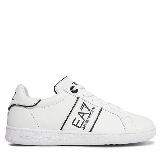 Sneakersy EA7 Emporio Armani XSX109 XOT74 D611 White+Black ze sklepu eobuwie.pl w kategorii Trampki dziecięce - zdjęcie 170880914