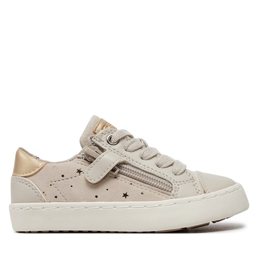 Sneakersy Geox Jr Kilwi Girl J45D5A 007BC C5016 M Beige ze sklepu eobuwie.pl w kategorii Trampki dziecięce - zdjęcie 170881103