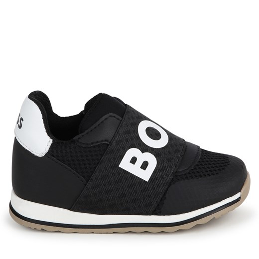 Sneakersy Boss J50869 M Czarny ze sklepu eobuwie.pl w kategorii Buty sportowe dziecięce - zdjęcie 170881233