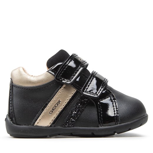 Sneakersy Geox B Elthan G. B B261QB 054AJ C0531 Black/Platinum ze sklepu eobuwie.pl w kategorii Buciki niemowlęce - zdjęcie 170881340