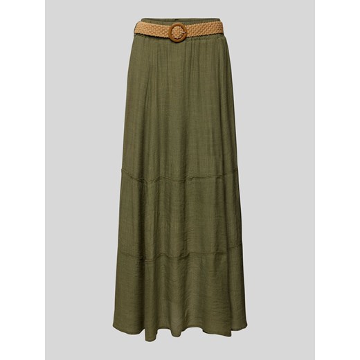 Długa spódnica z paskiem ze sklepu Peek&Cloppenburg  w kategorii Spódnice - zdjęcie 170886103