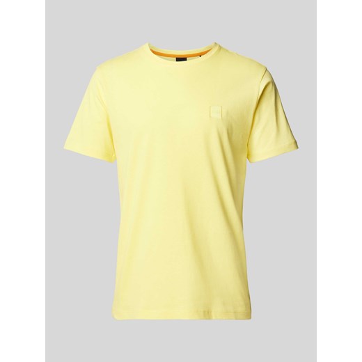 T-shirt z detalem z logo ze sklepu Peek&Cloppenburg  w kategorii T-shirty męskie - zdjęcie 170886114