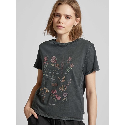 T-shirt z nadrukiem z motywem model ‘Blumenkunde’ Qs XL Peek&Cloppenburg 
