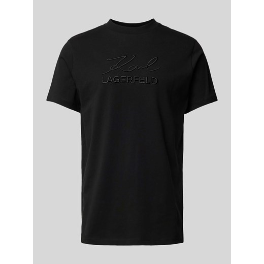 T-shirt z napisem z logo ze sklepu Peek&Cloppenburg  w kategorii T-shirty męskie - zdjęcie 170886153
