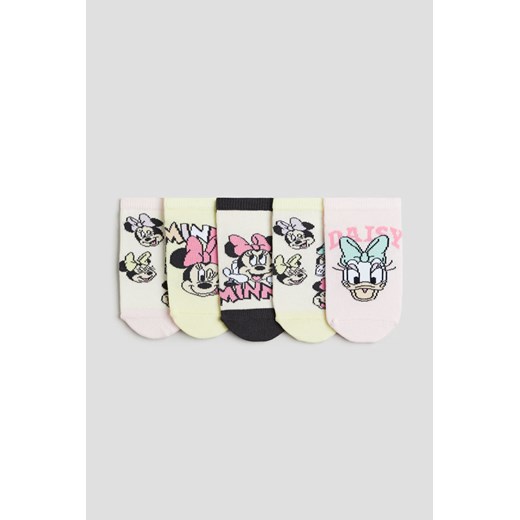 H & M - 5-pack trainer socks - Różowy ze sklepu H&M w kategorii Skarpetki dziecięce - zdjęcie 170886344