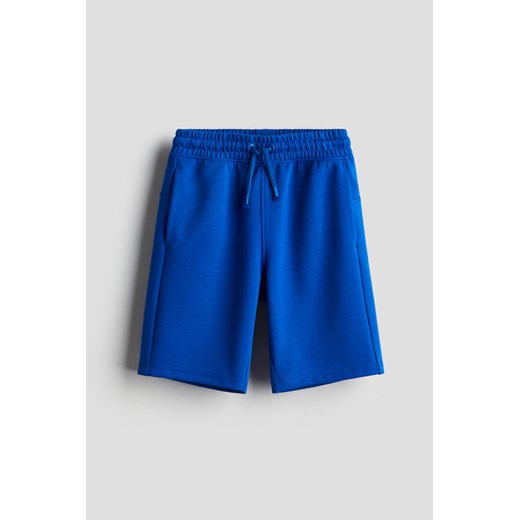 H & M - Dżersejowe szorty w interlokowy splot - Niebieski ze sklepu H&M w kategorii Spodenki chłopięce - zdjęcie 170886362