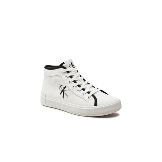 Trampki damskie Calvin Klein płaskie na wiosnę sznurowane sportowe