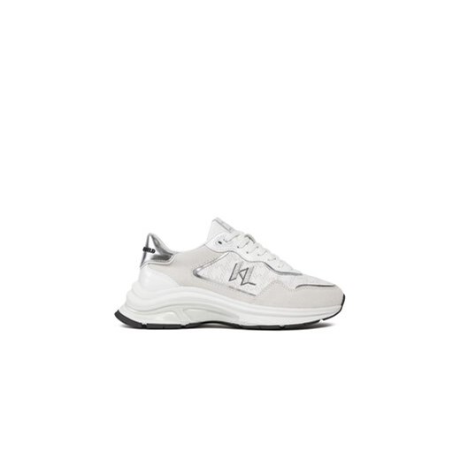 KARL LAGERFELD Sneakersy KL63165 Biały ze sklepu MODIVO w kategorii Buty sportowe damskie - zdjęcie 170887701