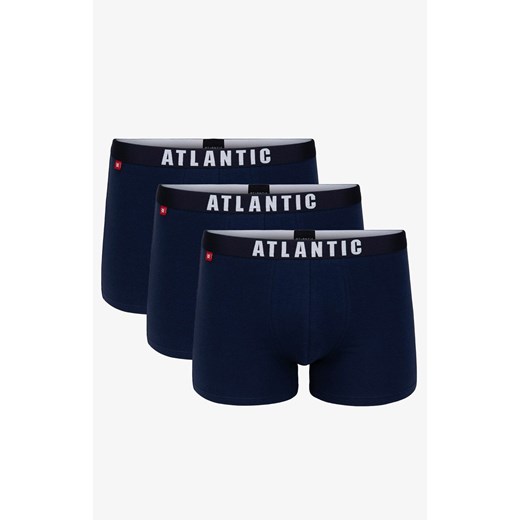 Bokserki męskie 3MH-011 3-pack, Kolor granatowy, Rozmiar M, ATLANTIC ze sklepu Primodo w kategorii Majtki męskie - zdjęcie 170888101