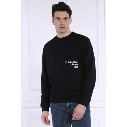 Czarna bluza męska Calvin Klein casual 