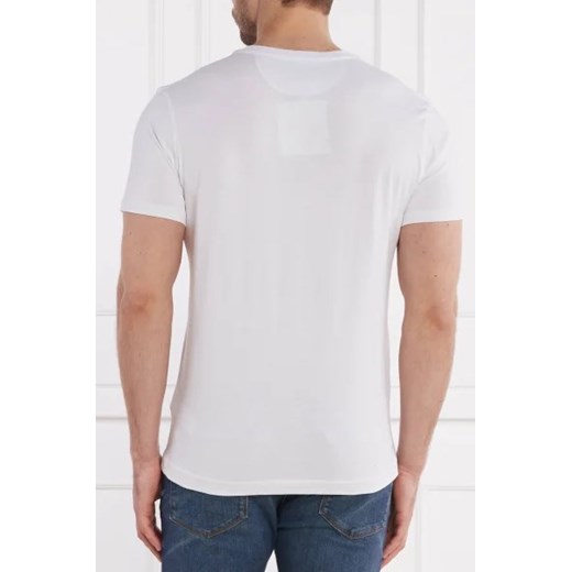 T-shirt męski La Martina biały z krótkimi rękawami