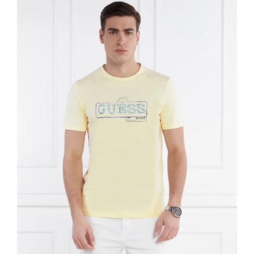 GUESS T-shirt | Slim Fit ze sklepu Gomez Fashion Store w kategorii T-shirty męskie - zdjęcie 170890341