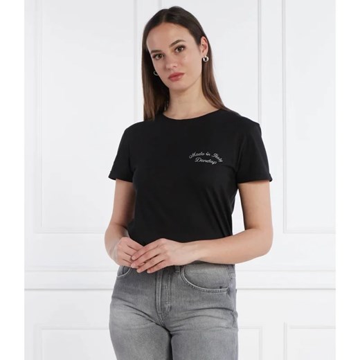 DONDUP - made in Italy T-shirt | Regular Fit ze sklepu Gomez Fashion Store w kategorii Bluzki damskie - zdjęcie 170890342