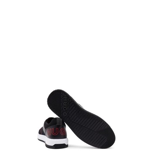 Buty sportowe męskie czarne Hugo Boss jesienne sznurowane z tworzywa sztucznego 