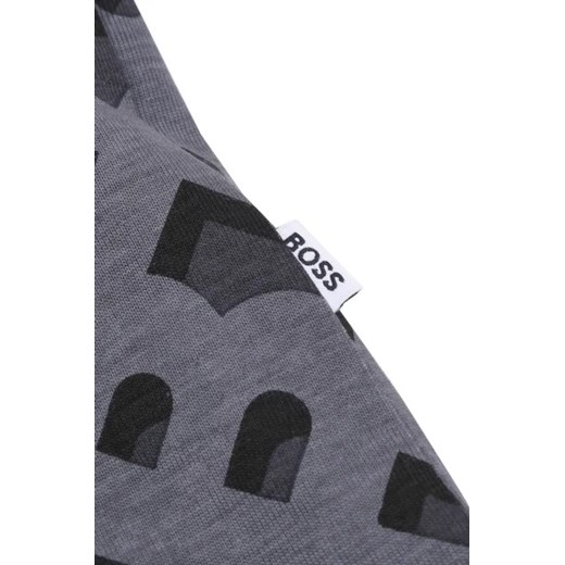 T-shirt chłopięce szary Boss Kidswear