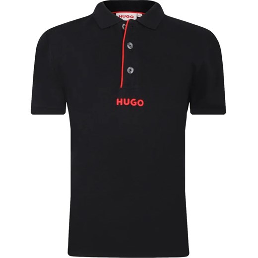 T-shirt chłopięce Hugo Kids z elastanu z krótkim rękawem 