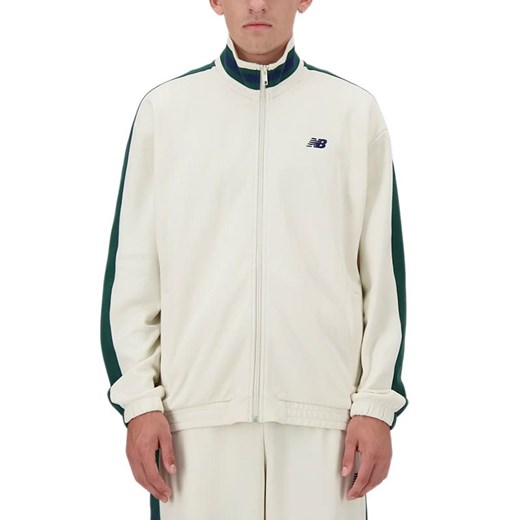 Bluza męska New Balance MJ41503LIN – beżowa ze sklepu streetstyle24.pl w kategorii Bluzy męskie - zdjęcie 170892942
