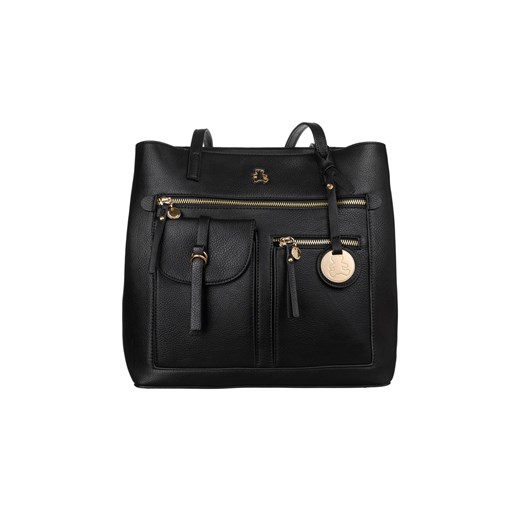 Shopper bag Lulu Castagnette czarna matowa 