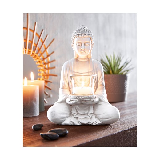 "Świecznik na świecę podgrzewacz ""Budda""" ze sklepu bonprix w kategorii Świeczniki - zdjęcie 170893071