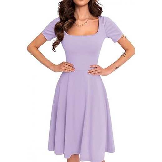 Sukienka MOLETINA LILA L okazyjna cena Ivet Shop