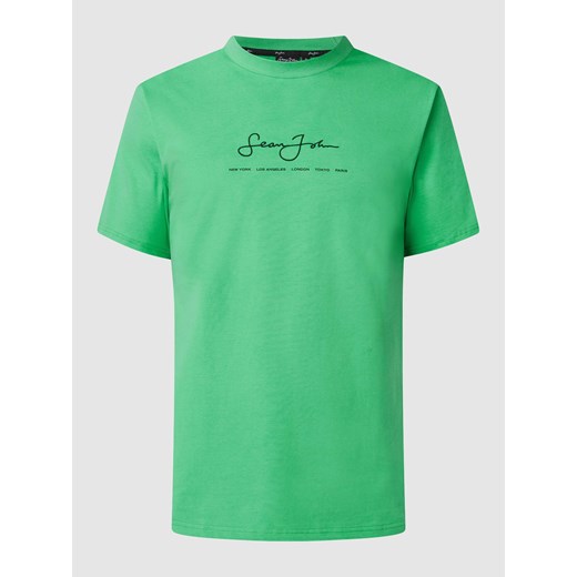 T-shirt z logo ze sklepu Peek&Cloppenburg  w kategorii T-shirty męskie - zdjęcie 170894701