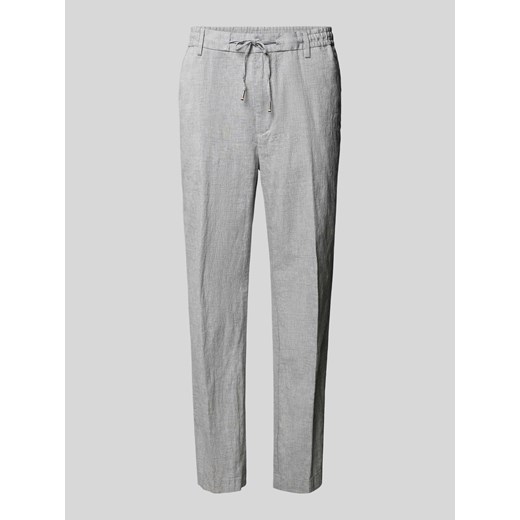 Spodnie o kroju regular fit z tunelem model ‘Kane’ ze sklepu Peek&Cloppenburg  w kategorii Spodnie męskie - zdjęcie 170894941