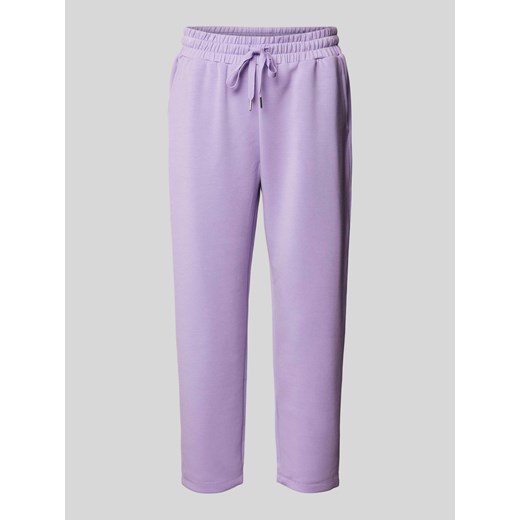 Spodnie dresowe z elastycznym ściągaczem ze sklepu Peek&Cloppenburg  w kategorii Spodnie damskie - zdjęcie 170894972