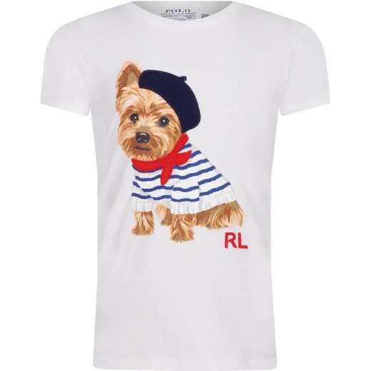 POLO RALPH LAUREN T-shirt DOG | Regular Fit Polo Ralph Lauren 110 promocyjna cena Gomez Fashion Store