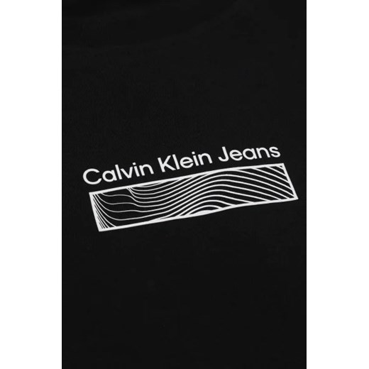T-shirt chłopięce Calvin Klein z jeansu z krótkim rękawem 