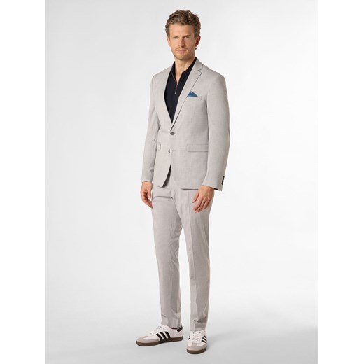 Finshley & Harding Garnitur - OaklandsCalifornia Mężczyźni Slim Fit jasny szary Finshley & Harding 46 vangraaf