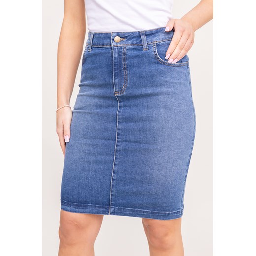 Jasnoniebieska Spódnica jeansowa NOIZI ze sklepu TONO w kategorii Spódnice - zdjęcie 170896601