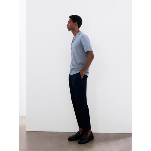 Reserved - Spodnie chino leisure fit - granatowy Reserved 31 Reserved