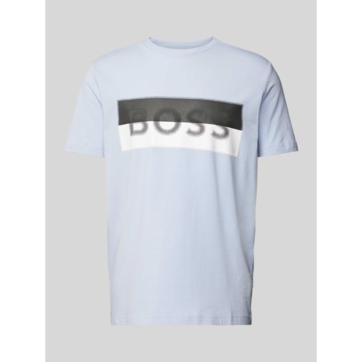 T-shirt z nadrukiem z logo ze sklepu Peek&Cloppenburg  w kategorii T-shirty męskie - zdjęcie 170898083